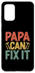 Galaxy S20+ Papa Can Fix It Father's Day Family Dad Handyman Case