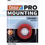 12 st tesa monteringstejp 66965 PRO 19 mm x 1,5 m, klar