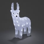 Konstsmide Acrylic Reindeer : Battery with TIMER : 32 LED : indoor/outdoor