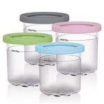 Ice Cream Pints Cup, Ice Cream Containers with Lids for Ninja Creami Pints5881