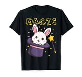 Magic Wand Magician Rabbit Hat T-Shirt