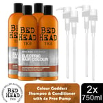 Bed Head by TIGI Shampoo & Conditioner 2x750ml Duo + 4x Pumps: Shop the Range