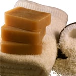 Handmade Coconut Soap 80gr Free From SLS SLES Parabens made in UK natural
