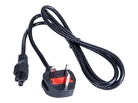 Akyga Ak-Ag-02A - Strömkabel - Typ G Till Iec 60320 C5 - Ac 250 V - 10 A - 1.5 M - Svart