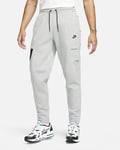 Nike Tech Fleece Utility Cargo Joggers Pants Trousers Grey Heather Size Small