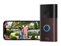 Ring Battery Video Doorbell - 2024 Edition - Smart Dörrklocka - Med Kamera - 30-Dagars Gratis Provperiod Av Ring Home, Gör Det Själv-Video, Enkel Att Installera, Helkroppsvy, Enkel Att Installera - Trådlös - 802.11B/G/N - 2.4 Ghz - Venetiansk Brons