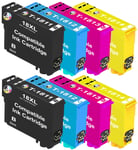 2 Sets Compatible Ink Cartridges for Epson XP-225 XP-322 XP-415 XP-422 XP-425