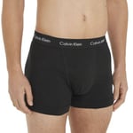 Calvin Klein Kalsonger 9P Cotton Stretch Trunks Svart 992 bomull Large Herr