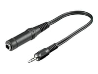 Goobay Avk 323-0020 - Audio-Adapter - Mini-Phone Stereo 3.5 Mm Hane Till Stereojack Hona - 20 Cm