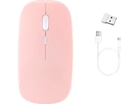 Strado Mouse Wireless Bluetooth Computer Mouse With Radio Band - Ctmm (Pink) Universal