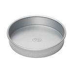 Tala Performance Silver Anodised 18cm / 7" Sandwich Tin, Loose Base Cake Pan, Robust Aluminium, Made in England, Superior Even Heat Distribution, Easy Release, Fridge and Freezer Safe