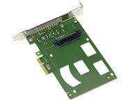 KALEA-INFORMATIQUE Carte contrôleur PCIe x4 Type PCIe 3.0 pour SSD PCIe NVMe U.2 U2 68-pin SFF-8639. Montage Direct sur Carte sans Cordon.