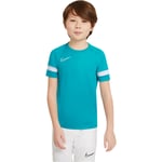 Nike Dri Fit Academy 21 Trenings T-skjorte Barn - Turkis - str. 122 - 128