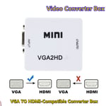 VGA To HDMI VGA To HDMI Adapter  for TV/Projector/PC/Monitor/HDTV/DVD