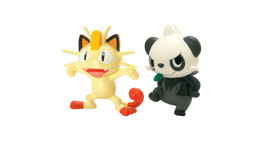 Pokemon - Battle Figures - Meowth vs Pancham