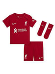 Nike Liverpool FC Infant 22/23 Home Kit - Red, Red, Size 9-12 Months