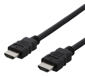 DELTACO HDMI-kabel High Speed, 2m - Svart