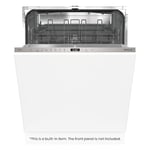 Hisense HV642E90UK 13 Places Full Size Fully Integrated Dishwasher with Foldable bottom plate baskets [Energy Class E]