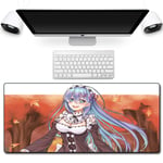 HOTPRO Anime Large Gaming Mouse Pad,Improved Precision and Speed Non-slip Rubber Base Water Resistant Stitched Edge Keyboard Mousemat,for PC Computer Laptop(800X300X3MM) Life In A Different World-1