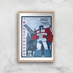 Transformers One Shall Stand Poster Art Print - A3 - Wooden Frame