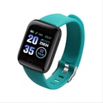 XSHIYQ Smart Band Blood Pressure Fitness Tracker Watch Heart Rate Fitness Bracelet Waterproof 1.3 inch D13pro Green