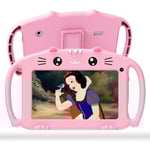 Ascrecem Tablette Educative Enfant 7 Pouces Android Tablette Enfants avec WiFi Bluetooth Quad Core 2Go 32Go ROM Tablette bebe avec Contrôle Parental Jeux Éducatifs Étui Antichoc Youtube Netflix (Rose)
