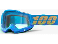 100% Goggles 100% Accuri 2 Waterloo (Transparent Glass Anti-Fog, Lt 88% -92%) (New)