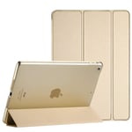 For Apple iPad Air 2/2nd Generation A1566 A1567 Smart Case with Automatic Magnetic Wake/Sleep (GOLD)