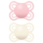 MAM Perfect Soother 2-6 Months X2 - Pink