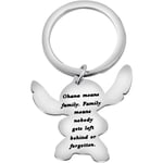 Ohana Nyckelring Ohana Betyder Familj Hibiscus Charm Nyckelring Familjepresent Bästa Vän Present