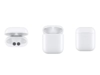 Cyoo - Laddningsfodral - Apple Airpods - - Med Kabel Eller Trådlöst - Vit Til Gen. 1 & Gen.2