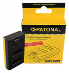Patona Dual LCD USB Lader for GoPro Max SPCC1B 150601887 (Kan sendes i brev)