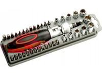 Multifunktionell Vändbar Skruvmejsel Med Utbytbara Bits, Skiftnyckelhuvuden (40 St.), Sd-2309 Pro'skit