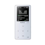 Qazwsxedc For you Sports MP3 MP4 Music Player Mini Student Walkman with Screen Card Voice Recorder, Memory Size:8GB(White) XY (Color : Silver)
