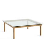 HAY - Kofi Wb Lacquered Oak 100 X 100 - Soffbord - Martin Solem - Träfärgad - Glas/Trä