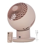 Woozoo, Ventilateur de table ultra puissant, silencieux & portable, 30m², Portée 25m, Oscillation multidirectionnelle, Télécommande, Minuterie, Salon - Woozoo PCF-SC15T - Rose mat