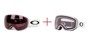 Set of ski goggles Oakley Flight Deck M Prizm Dark Gray + Prizm Clear OO7064