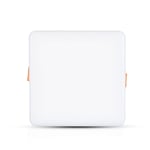 24W LED Panel - Samsung Chip, 6400K, fyrkantig, justerbar - Kulör : Kall