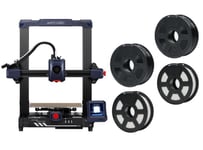 Anycubic - Kobra 2 Pro 3D Printer, 2x ST-PLA 1.75 mm 1 kg Filament Black & White (CCTree) Bundle
