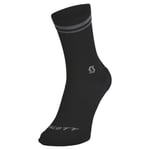 SCOTT Merino Crew Cykelstrumpor Svart - Strumpa stl. 36-38