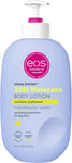 Eos vanilla cashmere body lotion shea better 24hr moisture - 16 oz/473 ml