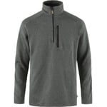 Fjällräven Mens Övik Fleece Half Zip (Grå (DARK GREY/030) Medium)