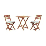 deNoord Balkongset Fiji med Dyna av bord och 2 stolar brun/mintgrön FIJI 1344221