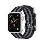 Natoarmband Apple Watch Ultra 2 49mm svart/grå