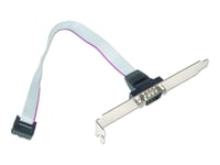 Cablexpert - Seriell Panel - Db-9 (Hane) Till 10 Pin Idc (Hane) - 25 Cm