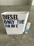 DIESEL ONLY THE BRAVE 1.2ml EDT POUR HOMME SAMPLE SPRAY New💙🆕
