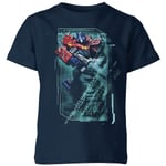 T-shirt Transformers Optimus Prime Tech - Bleu Marine - Enfants - 3-4 ans