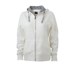 James and Nicholson And Dam / Lifestyle Zip-hoodie För Damer M Off W