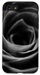 Coque pour iPhone SE (2020) / 7 / 8 Rose noire et blanche - Rose gothique gothique foncé