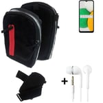  Holster / Shoulder + earphones for Samsung Galaxy A04 Core Bag Extra Belt Case